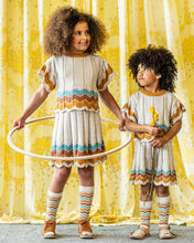 Load image into Gallery viewer, Mabli Igam Ogam Skirt - Sand/Multi - 6Y Last Ones