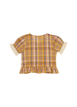 Load image into Gallery viewer, The New Society Andrea Top - Multi Colour Check - 3Y, 6Y