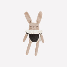 Load image into Gallery viewer, Main Sauvage Knitted Soft Toy - Bunny - Black Bodysuit