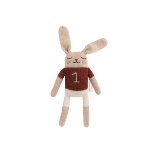 Main Sauvage Knitted Soft Toy - Bunny - Sienna T-shirt