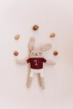 Load image into Gallery viewer, Main Sauvage Knitted Soft Toy - Bunny - Sienna T-shirt