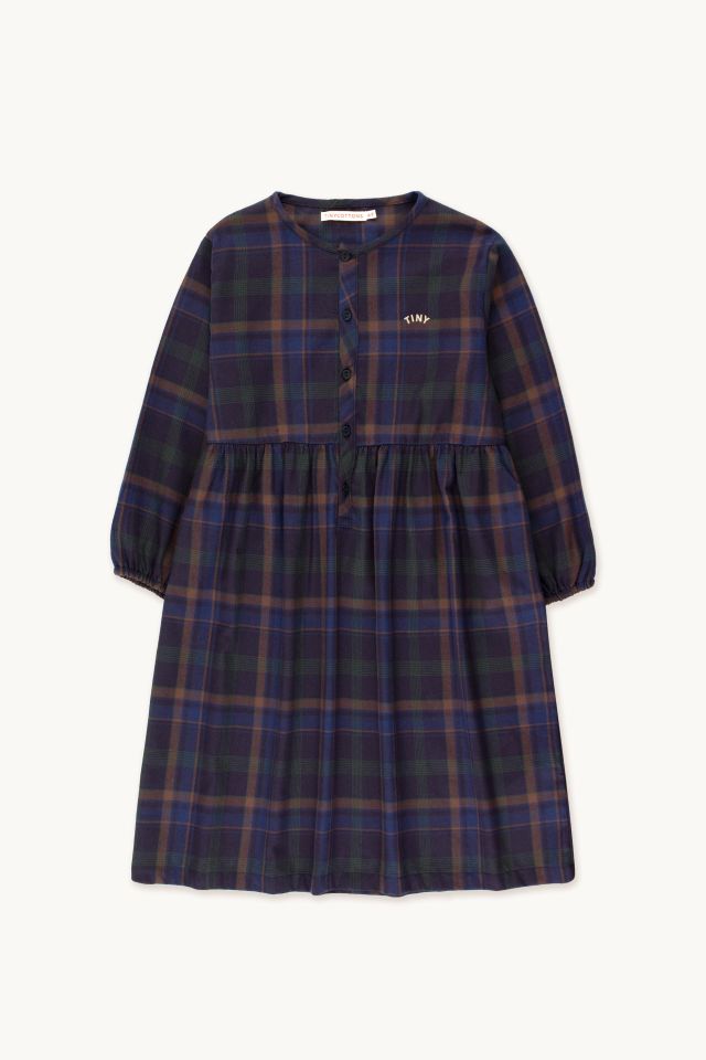 Tinycottons Tiny Check Dress - 4Y Last One