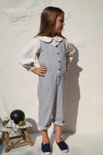 Load image into Gallery viewer, House of Paloma Attis Jumpsuit - Mediterrano Stripe - 6Y Last One