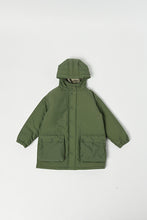 Load image into Gallery viewer, East End Highlanders Padded Snow Parka - Olive - 110cm
