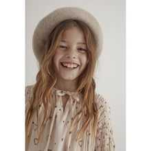 Load image into Gallery viewer, The New Society Beret Hat - Ecru - S, M, L