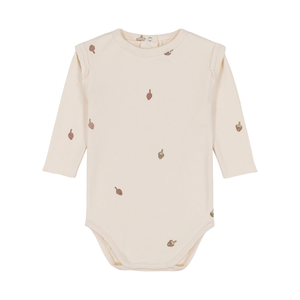 Studio Boheme Lala Bodysuit - Artichoke Ecru - 18M Last One