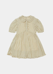 Caramel Angelica Dress - Posey Dot Print - 3Y, 4Y