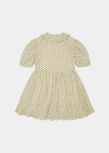 Caramel Angelica Dress - Posey Dot Print - 3Y, 4Y