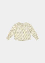 Load image into Gallery viewer, Caramel Amicia Blouse - Posey Dot Print - 3Y, 6Y