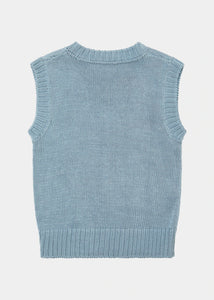 Caramel Typha Vest - Duck Egg Blue - 3Y, 6Y