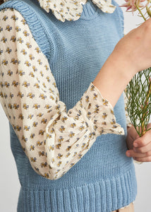 Caramel Amicia Blouse - Posey Dot Print - 3Y, 6Y
