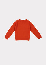 Load image into Gallery viewer, Caramel Blue Whale Jumper - Marmalade - 3Y, 4Y