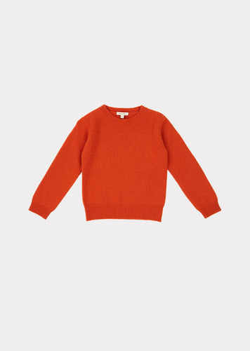 Caramel Blue Whale Jumper - Marmalade - 3Y, 4Y