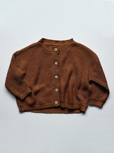 Load image into Gallery viewer, The Simple Folk The Chunky Cardigan - Rust - 3/4Y, 4/5Y, 5/6Y