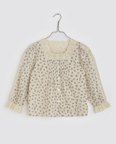 Little Cotton Clothes Claudette Blouse - Cassia Floral - 2/3Y, 3/4Y, 4/5Y, 5/6Y