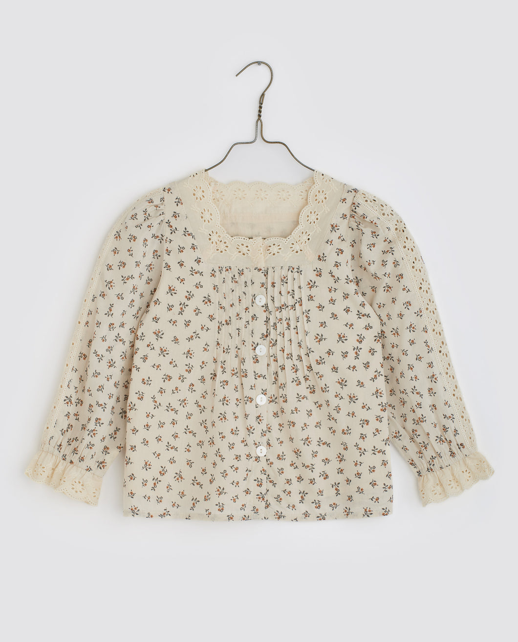 Little Cotton Clothes Claudette Blouse - Cassia Floral - 2/3Y, 3/4Y, 4/5Y, 5/6Y