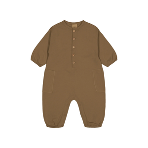 Studio Boheme Big Papi Jumpsuit - Cocoa - 18M, 24M