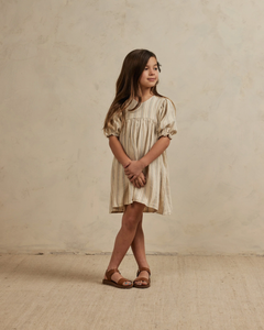 Rylee + Cru Jolene Dress -Rustic Stripe - 4/5Y