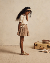 Load image into Gallery viewer, Rylee + Cru Sparrow Skirt - Camel Gingham - 2/3Y, 4/5Y, 6/7Y