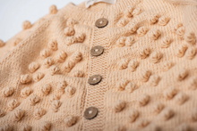 Load image into Gallery viewer, Minimom Popcorn Cardigan - Tan - 2/3Y, 3/4Y