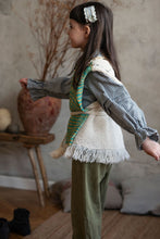 Load image into Gallery viewer, Majula Handmade Autumn Grass Vest - 5/7Y, 8/10Y