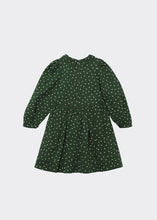 Load image into Gallery viewer, Caramel Earth Dress - Evergreen Spot - 4Y, 6Y