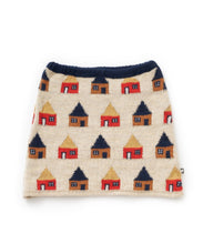 Load image into Gallery viewer, Oeuf House Motif Skirt - Peony - 2/3Y, 3/4Y