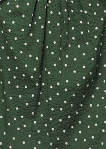 Caramel Folsom Blouse - Evergreen Spot - 4Y Last One