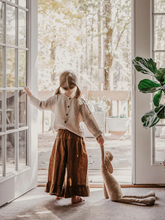 Load image into Gallery viewer, The Simple Folk The Ruffle Culotte - Cinnamon - 18/24M Last One