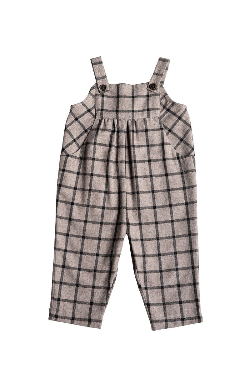 Minimom Pancy Checked Jumpsuit - 3/4Y, 5/6Y