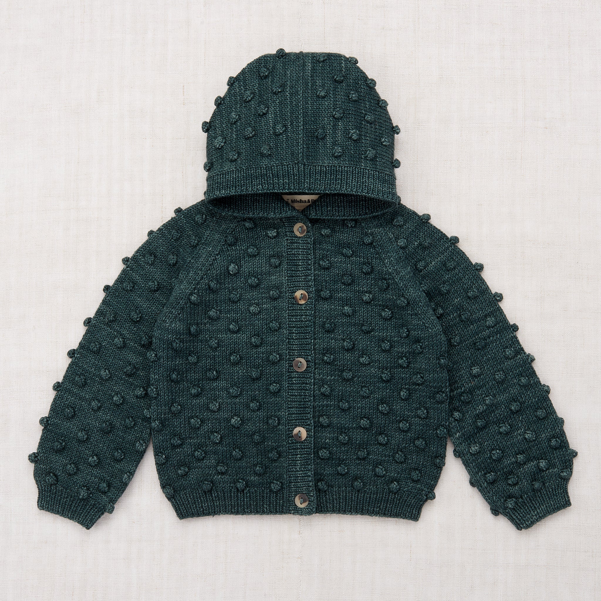 misha and puff * Hooded Popcorn Cardigan - 通販 - pinehotel.info