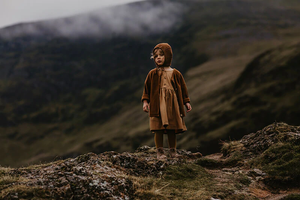 The Simple Folk The Daily Cardigan - Rust - 2/3Y, 3/4Y, 4/5Y