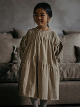 Load image into Gallery viewer, The Simple Folk The Auvrie Dress - Oatmeal - 2/3Y, 4/5Y