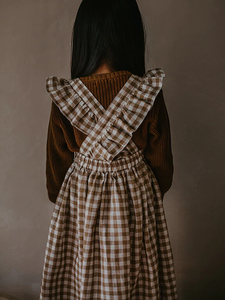 The Simple Folk The Gingham Pinafore - 2/3Y, 3/4Y, 5/6Y