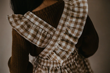 Load image into Gallery viewer, The Simple Folk The Gingham Pinafore - 2/3Y, 3/4Y, 5/6Y