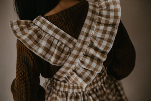 The Simple Folk The Gingham Pinafore - 2/3Y, 3/4Y, 5/6Y
