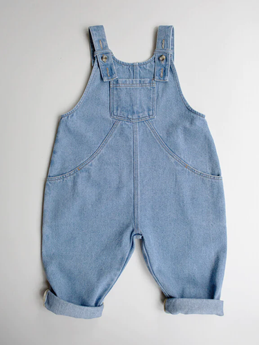The Simple Folk The Oversized Denim Dungaree - 18/24M, 3/4Y, 4/5Y