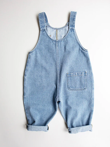 The Simple Folk The Oversized Denim Dungaree - 18/24M, 3/4Y, 4/5Y