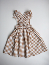 Load image into Gallery viewer, The Simple Folk The Gingham Pinafore - 2/3Y, 3/4Y, 5/6Y