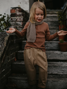 The Simple Folk The Cozy Trouser - Camel - 4/5Y Last One