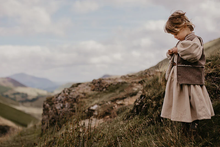 Load image into Gallery viewer, The Simple Folk The Auvrie Dress - Oatmeal - 2/3Y, 4/5Y