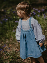 Load image into Gallery viewer, The Simple Folk Oversized Denim Pinafore - 2/3Y, 3/4Y