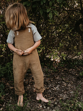 Load image into Gallery viewer, The Simple Folk The Linen Overall - 3/4Y, 4/5Y