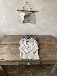Aosta Circle Collar Tee - 3/4Y