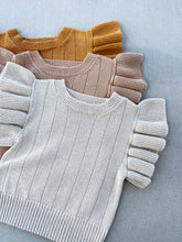 Load image into Gallery viewer, Mabli Pili Pala Singlet - Sand - 6Y