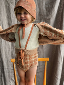Mabli Ffion Cardigan - Putty - 4Y Last One