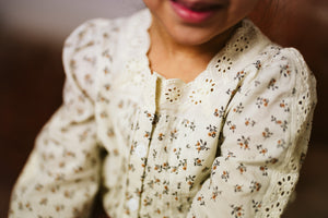 Little Cotton Clothes Claudette Blouse - Cassia Floral - 2/3Y, 3/4Y, 4/5Y, 5/6Y