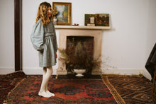 Load image into Gallery viewer, Little Cotton Clothes Isadora Dress - Flannel Cove Blue Check - 5/6Y Last One