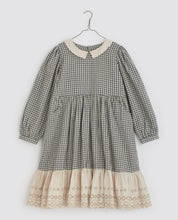 Load image into Gallery viewer, Little Cotton Clothes Judith Dress - Flannel Cove Blue Check - 5/6Y Last One