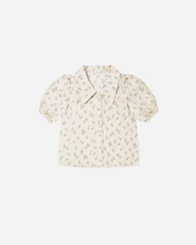 Load image into Gallery viewer, Rylee + Cru Julie Top - Blue Ditsy - 4/5Y, 6/7Y